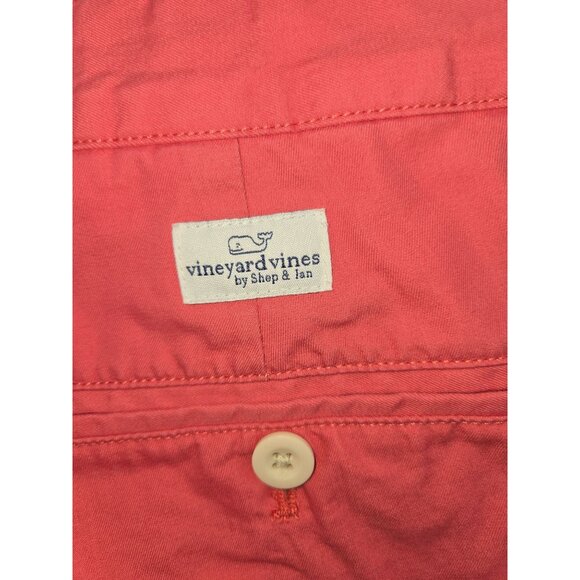 Vineyard Vines Club Short Mens 35 Pink Cotton Summer Shorts - Picture 5 of 7